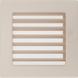 Решетка вентиляционная бежевая с жалюзи